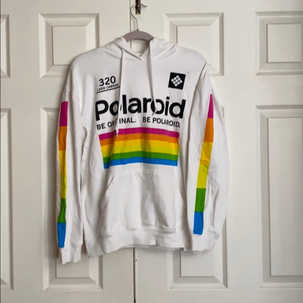 Rainbow Polaroid oversized sweatshirt